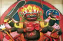 Angry lord Shiva Bhirav in Kathmandu