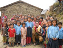 Danny with Children in Darkha Village